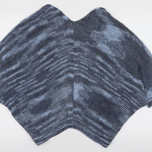 Atmosphere Womens Blue V-Neck  Acrylic Cardigan Jumper Size S