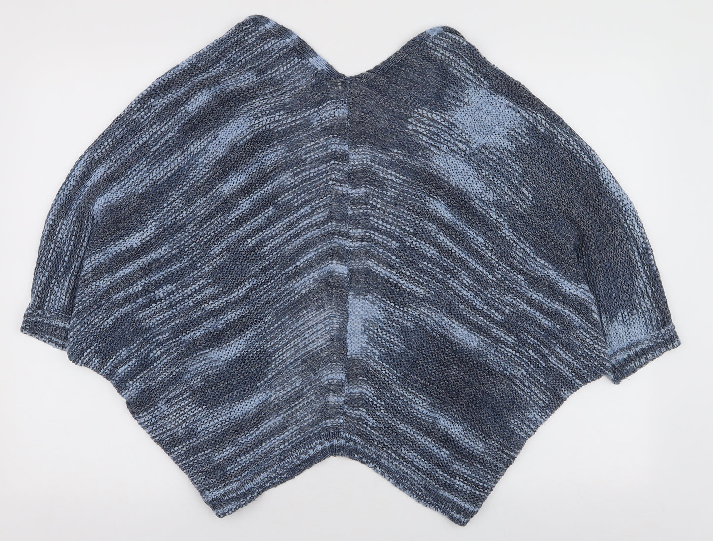 Atmosphere Womens Blue V-Neck  Acrylic Cardigan Jumper Size S