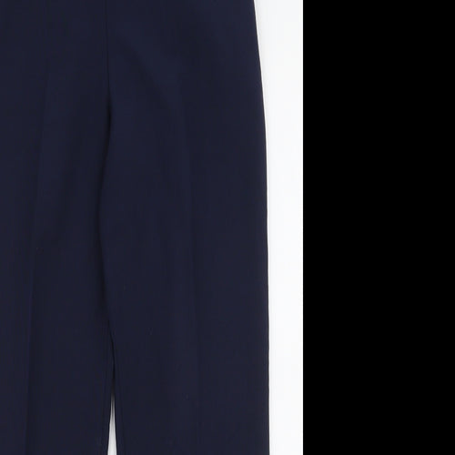 Preworn Womens Blue  Polyester Trousers  Size 14 L26 in Slim