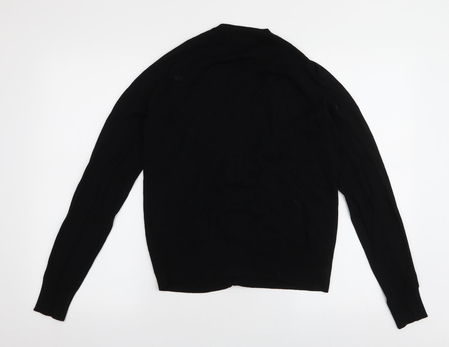 New Look  Womens Black V-Neck  Viscose Cardigan Jumper Size 12