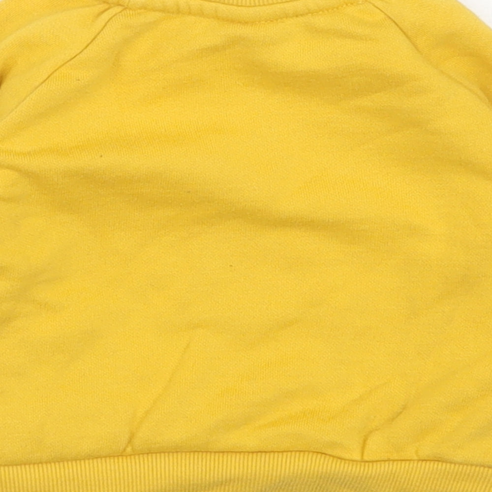 Primark Baby Yellow  Cotton Pullover Casual Size 3-6 Months Round Neck Pullover - Disney, The Lion King