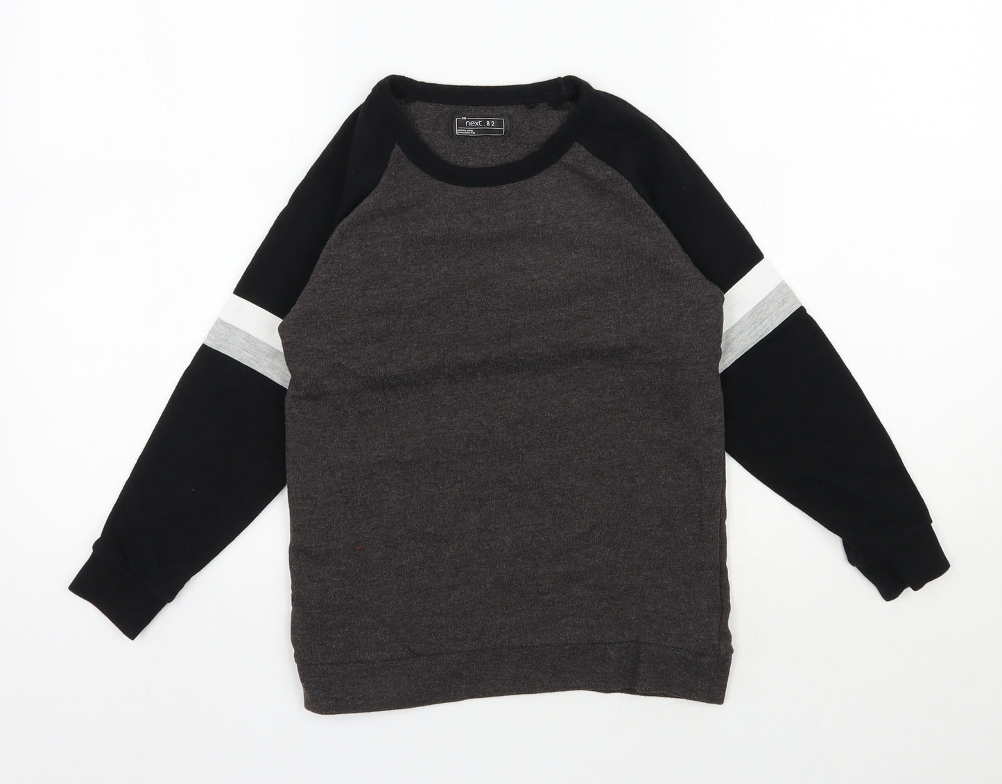 NEXT Boys Brown  Cotton Pullover Sweatshirt Size 9 Years  Pullover