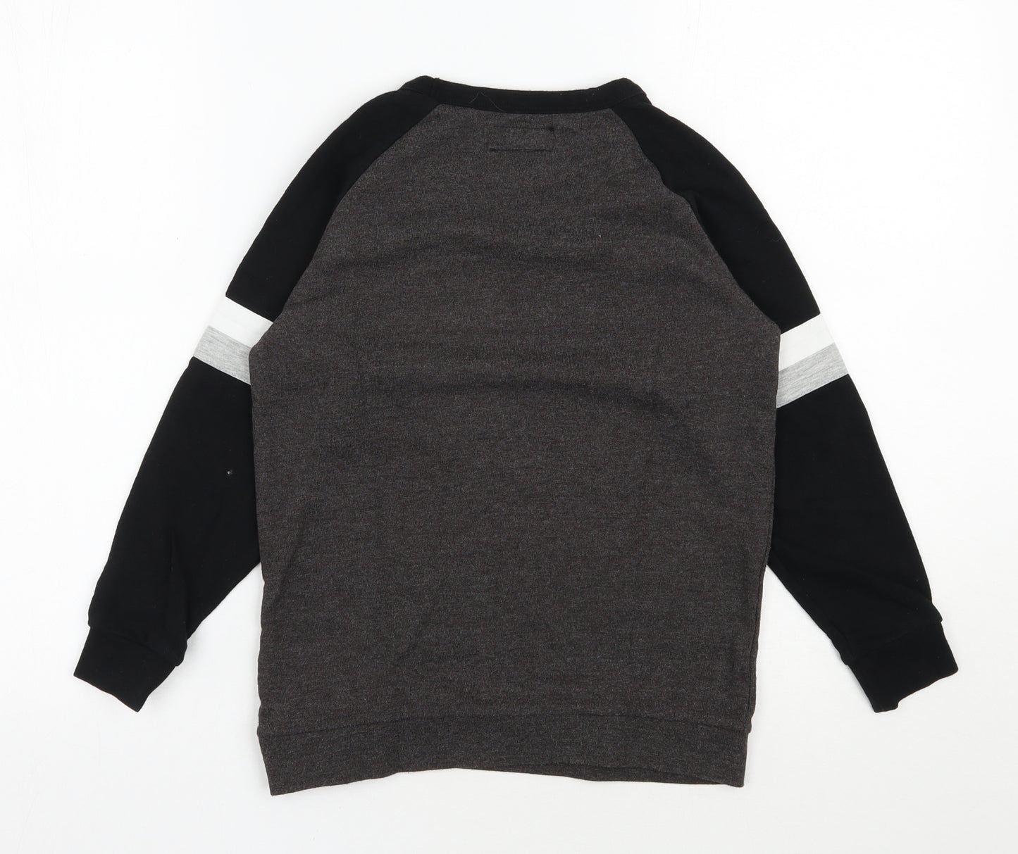 NEXT Boys Brown  Cotton Pullover Sweatshirt Size 9 Years  Pullover