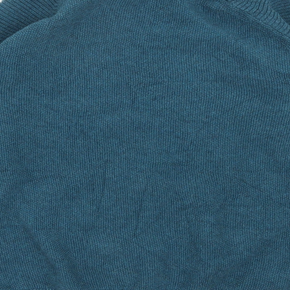 NEXT Boys Blue Round Neck  Cotton Pullover Jumper Size 9 Years  Pullover