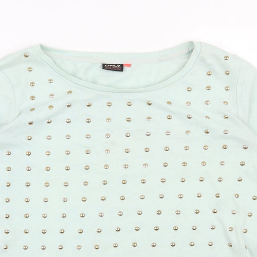 Only Womens Green  Polyester Pullover Sweatshirt Size L  Pullover