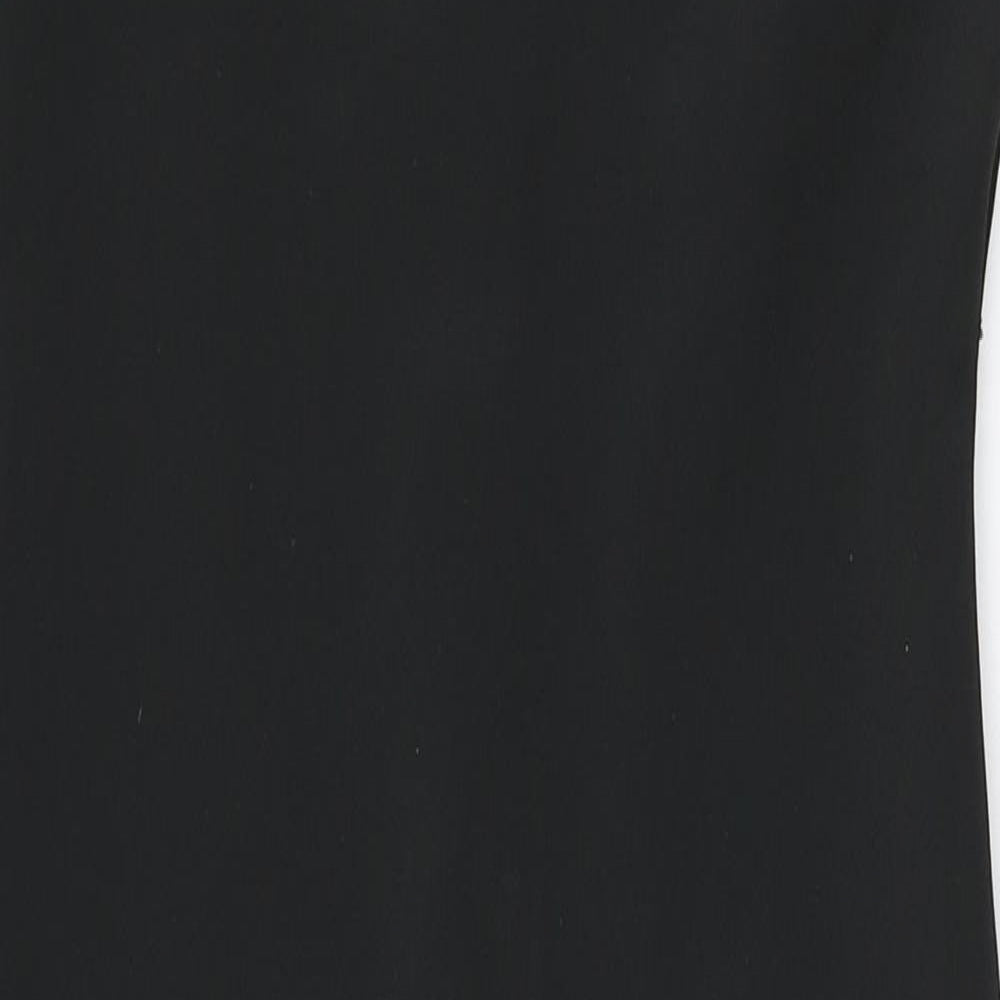 AX Paris Womens Black  Polyester Bodycon  Size 10  Sweetheart Zip - Elasticated shoulder straps