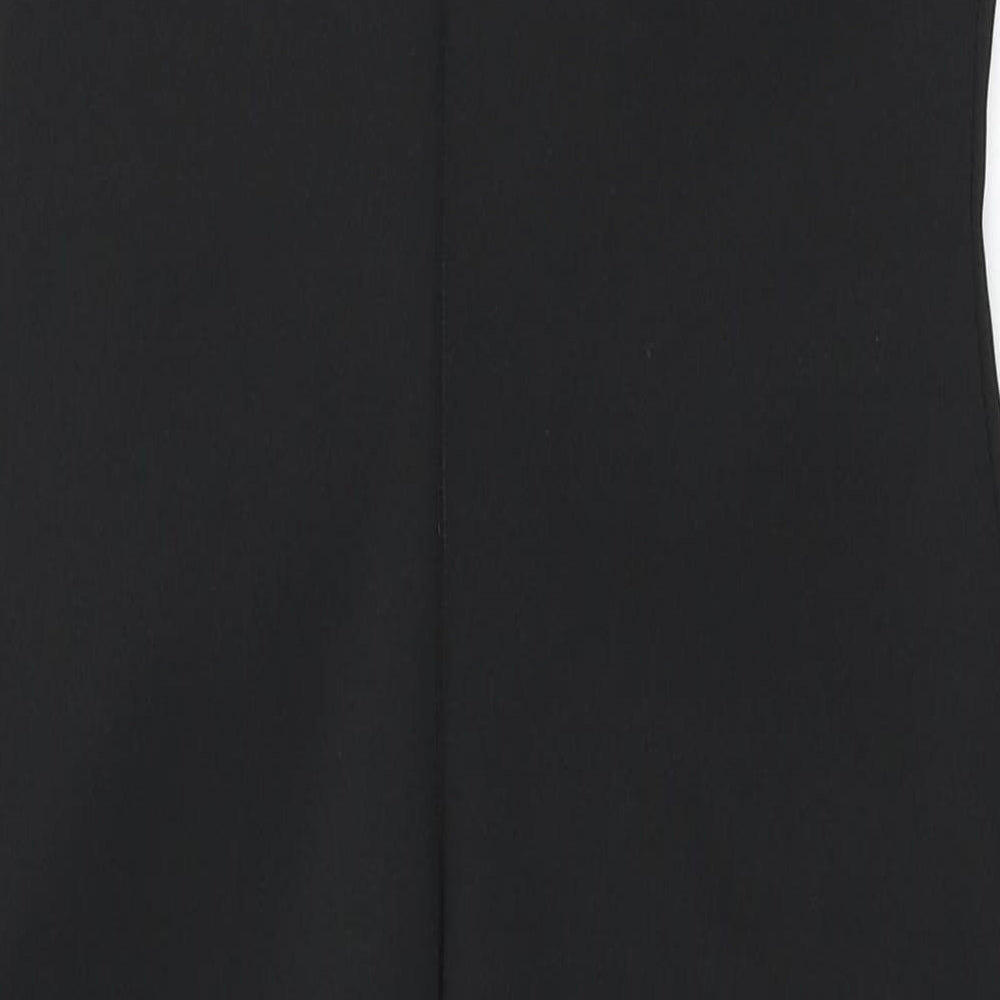 AX Paris Womens Black  Polyester Bodycon  Size 10  Sweetheart Zip - Elasticated shoulder straps