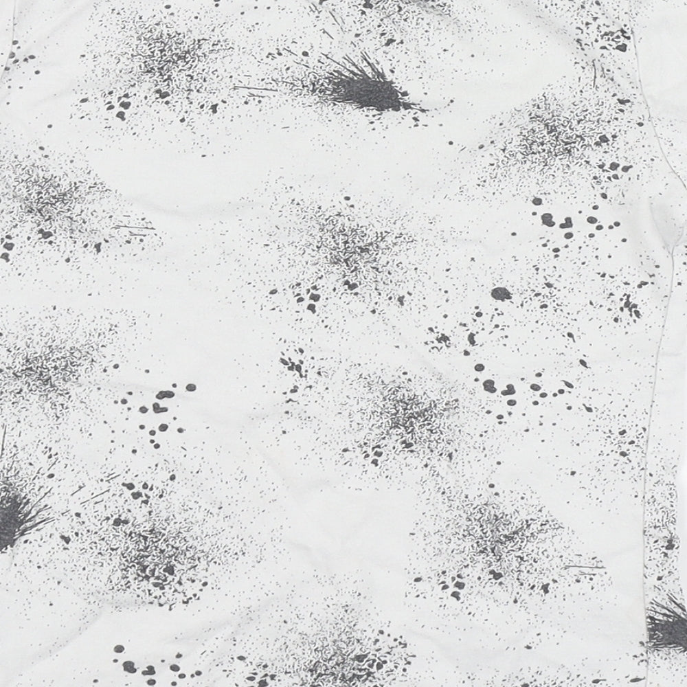 George Boys Grey  100% Cotton Basic T-Shirt Size 7-8 Years Round Neck Pullover - Marvel print