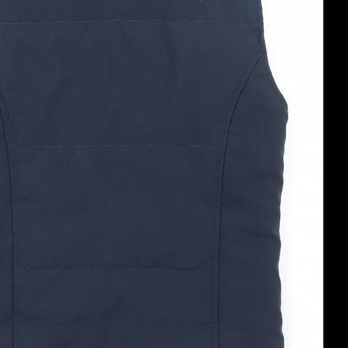 DECATHLON Girls Blue   Gilet Jacket Size 10 Years  Zip