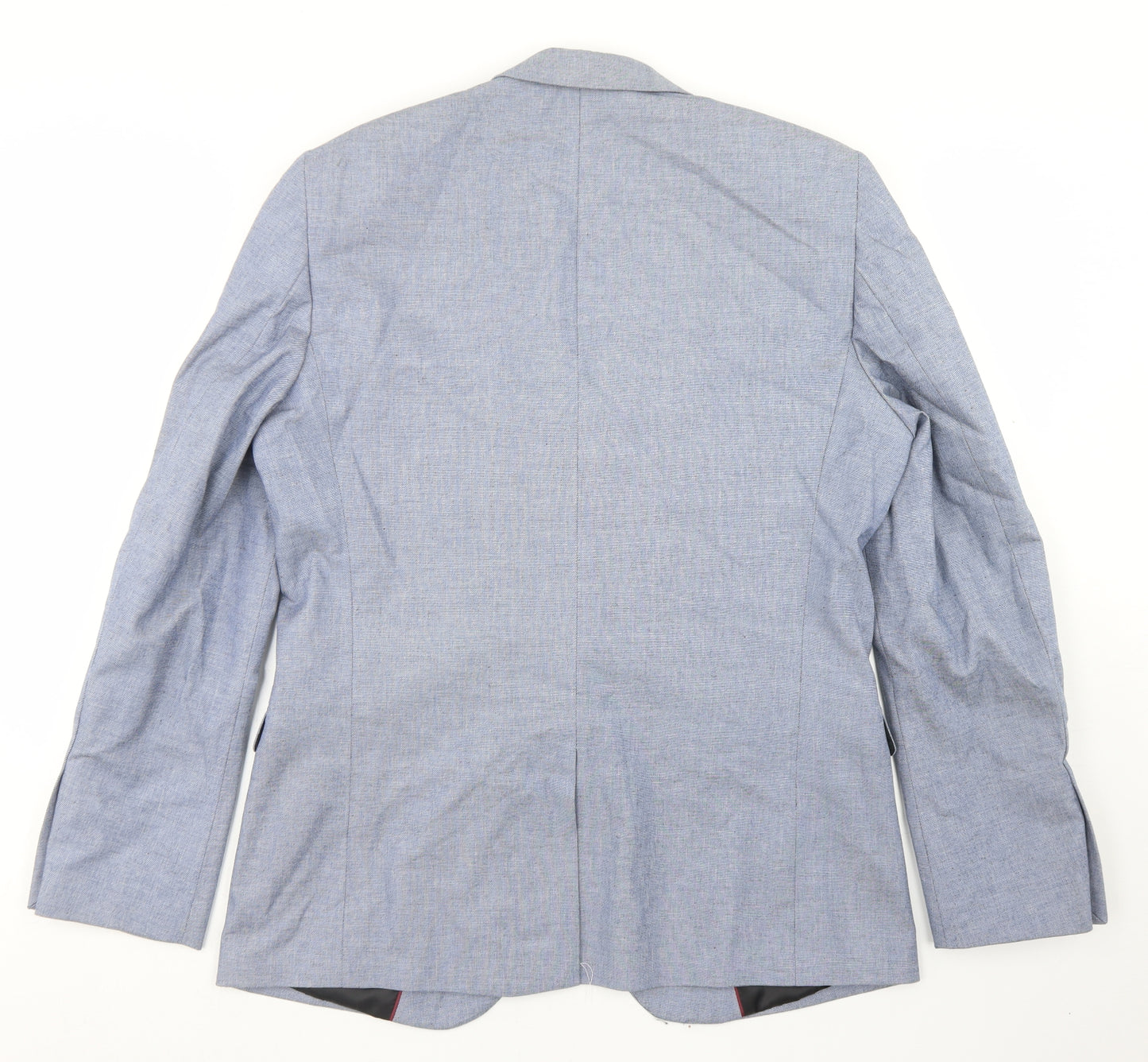 Red Herring Mens Blue  Cotton Jacket Blazer Size 42