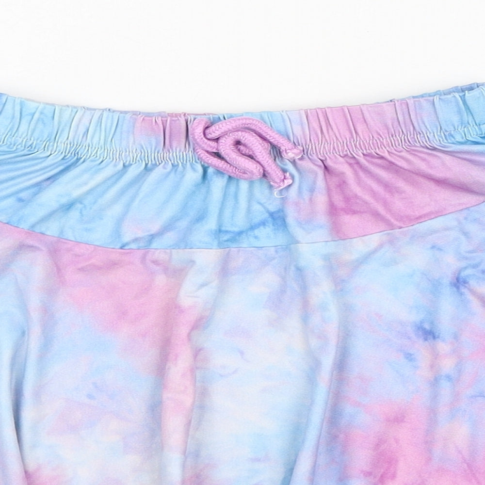 SheIn Girls Multicoloured  Polyester Skater Skirt Size 9-10 Years  Regular