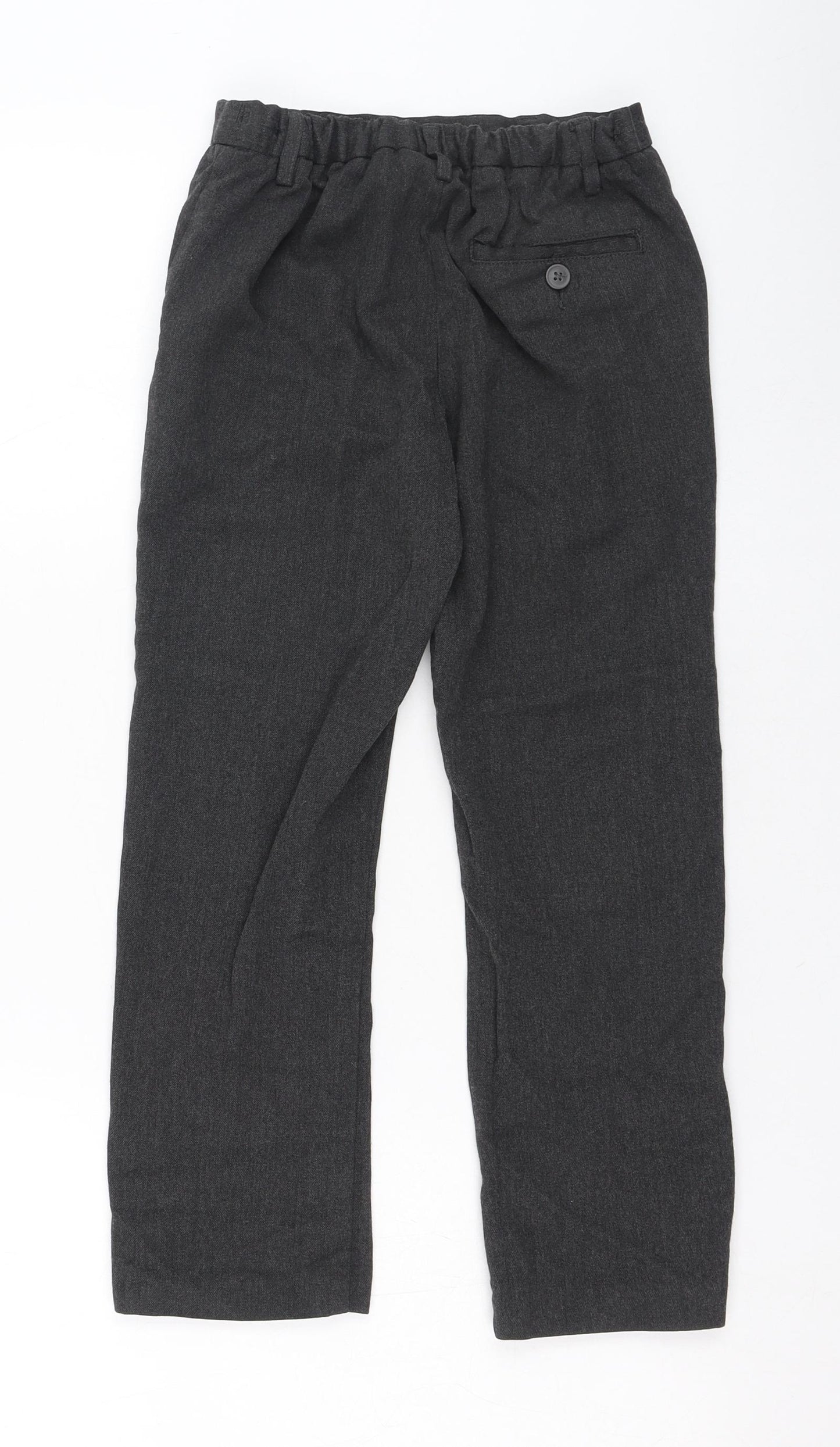 NEXT Boys Grey  Polyester Dress Pants Trousers Size 9 Months  Regular Pullover - School