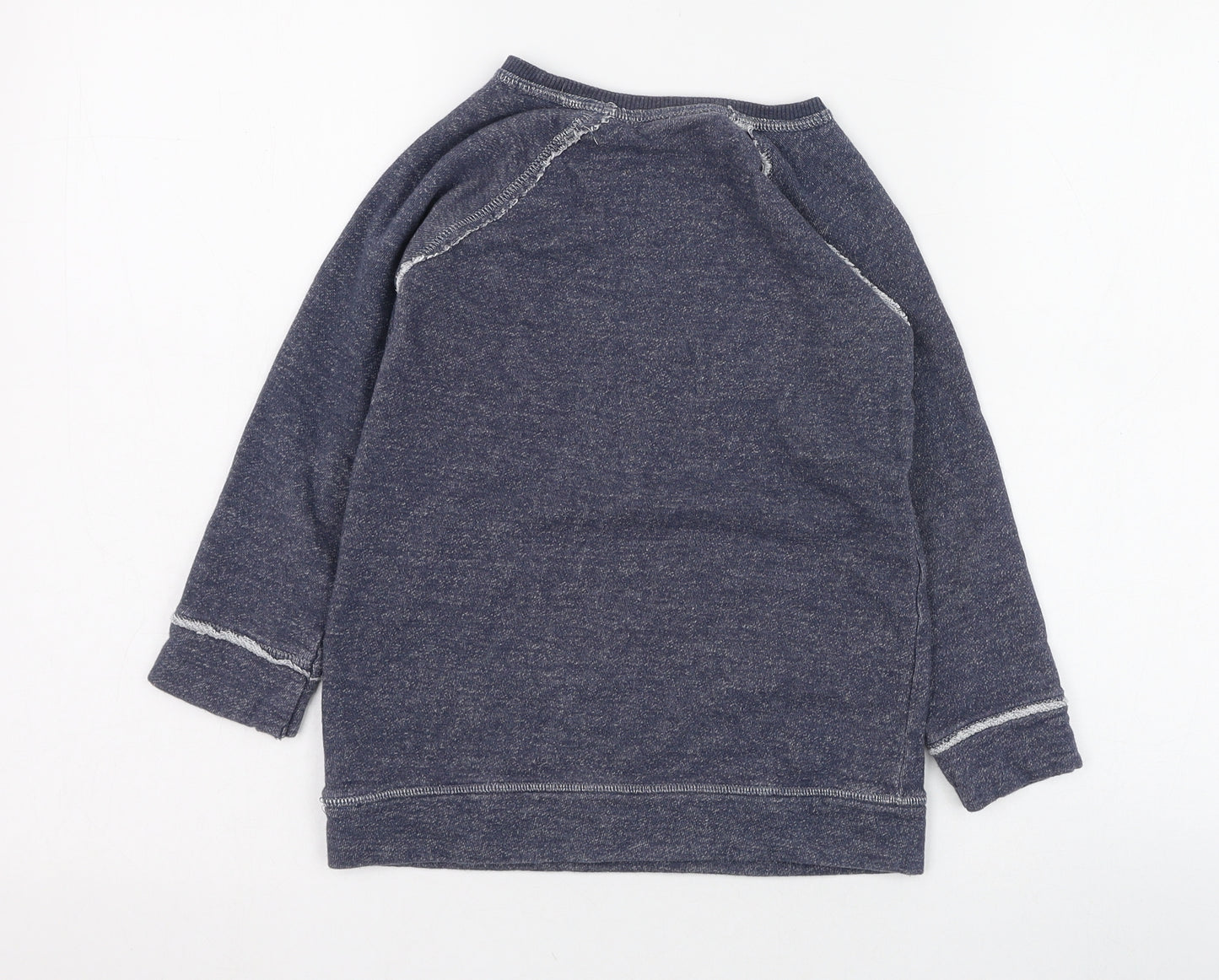 NEXT Girls Blue  Cotton Pullover Sweatshirt Size 6 Years  Pullover