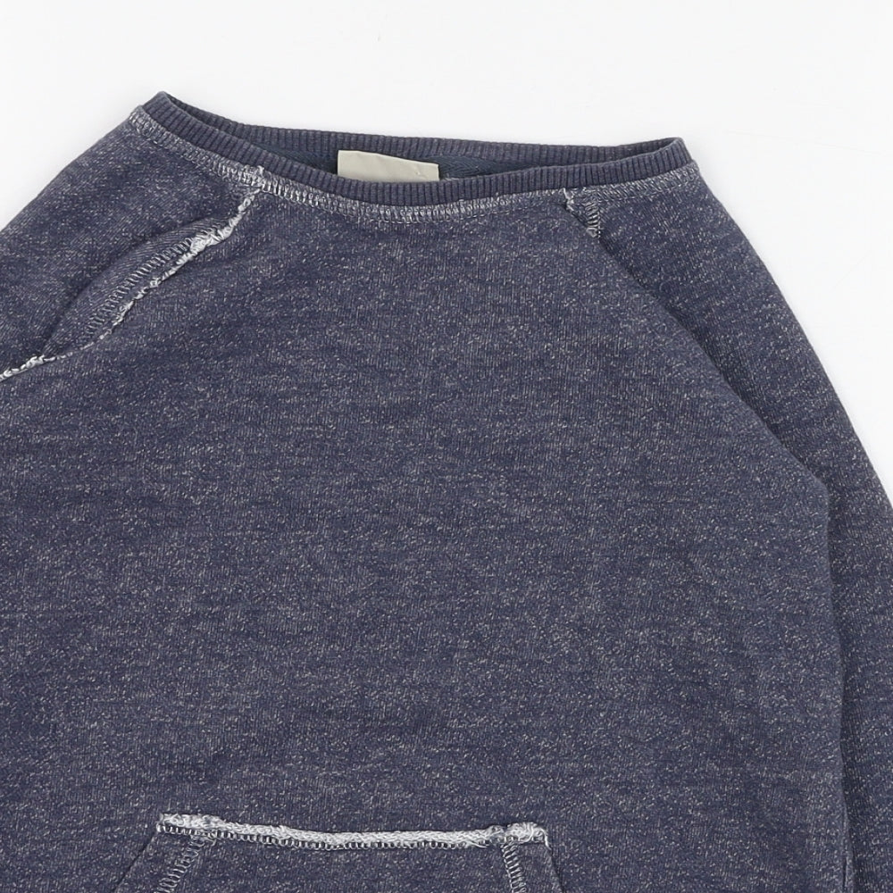 NEXT Girls Blue  Cotton Pullover Sweatshirt Size 6 Years  Pullover