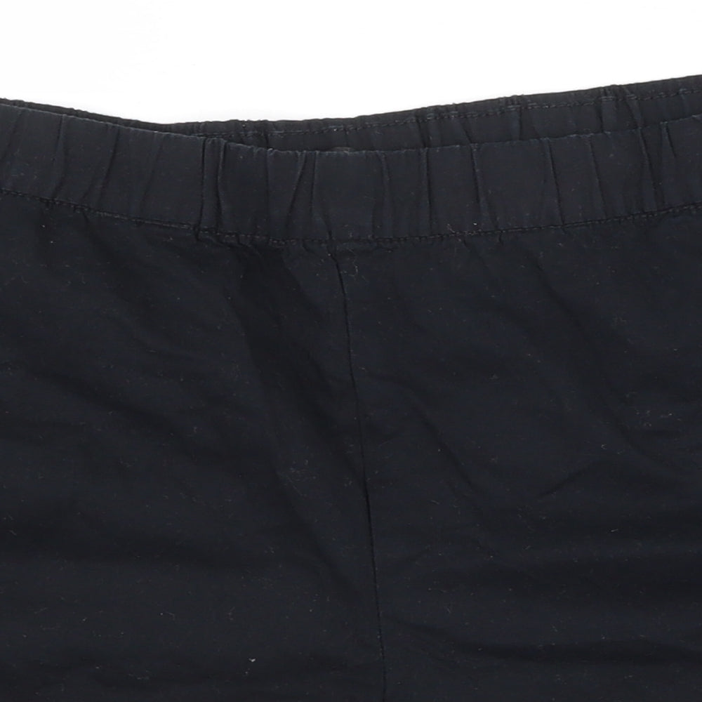 Dunnes Stores Mens Black  Cotton Athletic Shorts Size L  Regular  - 4 in inside leg