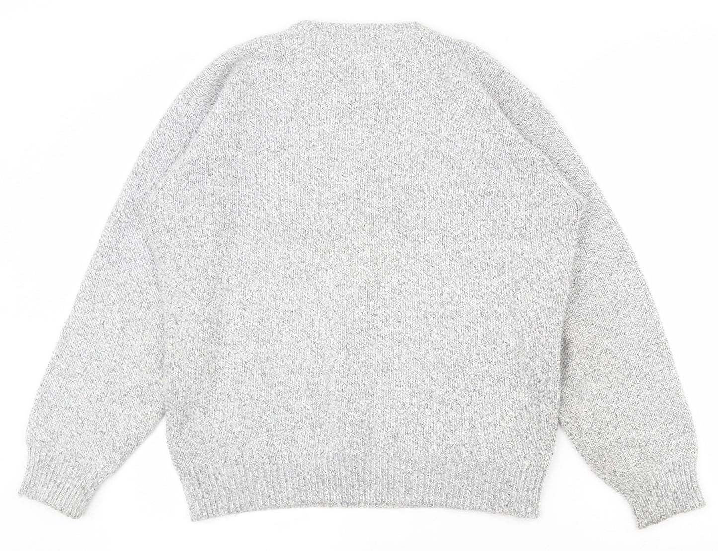 berktertex Womens Grey Crew Neck  Acrylic Pullover Jumper Size 14   - 14-16