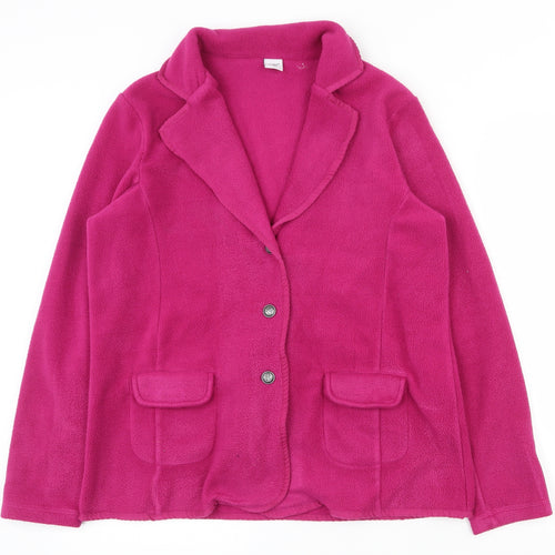 Cotton Traders Womens Pink   Jacket  Size 14  Button