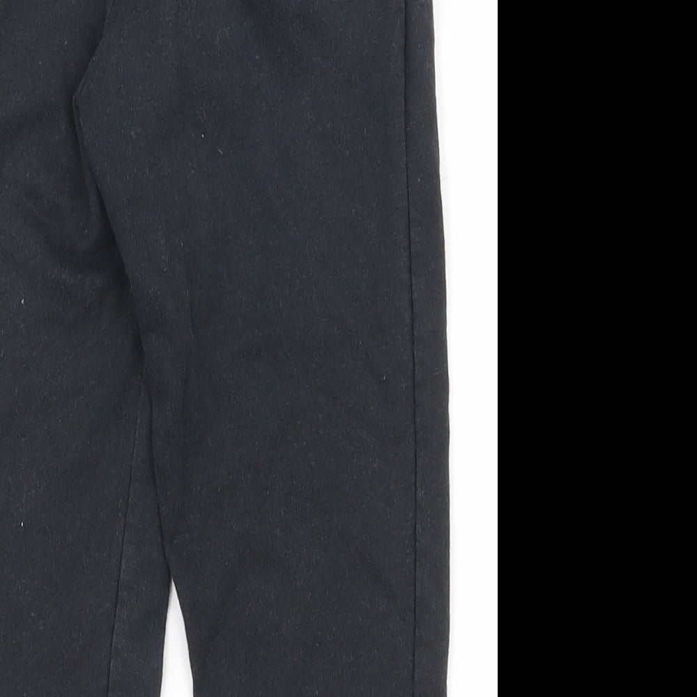 Studio Boys Black  100% Cotton Jogger Trousers Size 3-4 Years  Regular Drawstring