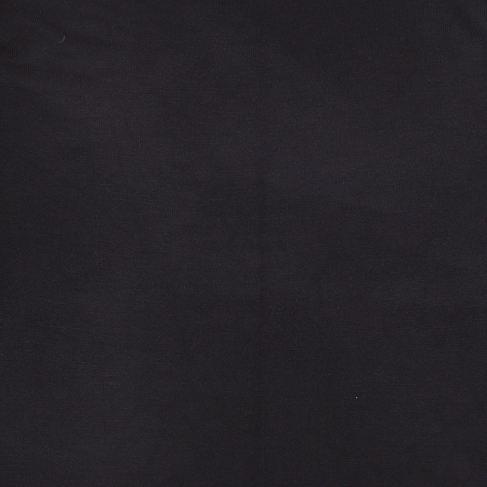 NEXT Mens Black V-Neck  Acrylic Pullover Jumper Size XL