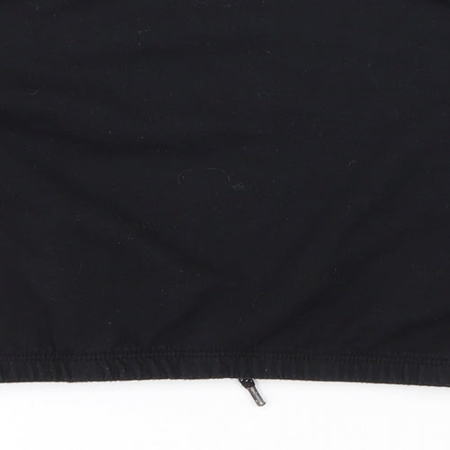 Primark Girls Black  Cotton Pullover Sweatshirt Size 8-9 Years  Pullover - Cropped, drawstring at waist