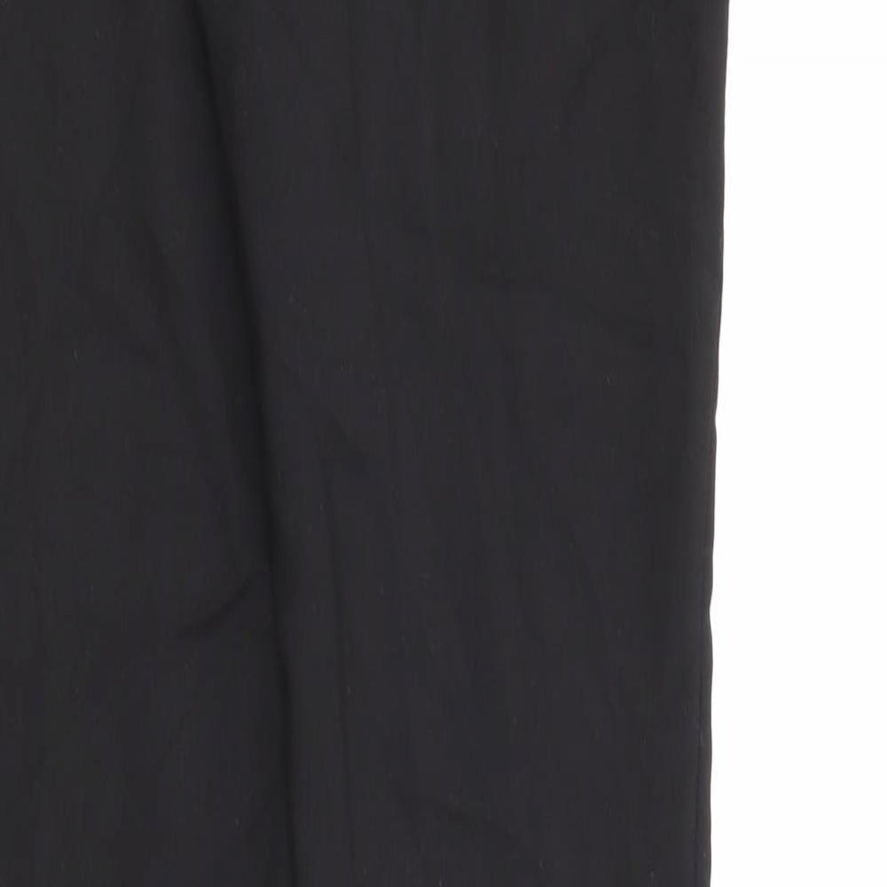 Zara Womens Black  Cotton Jegging Trousers Size S L27 in Regular