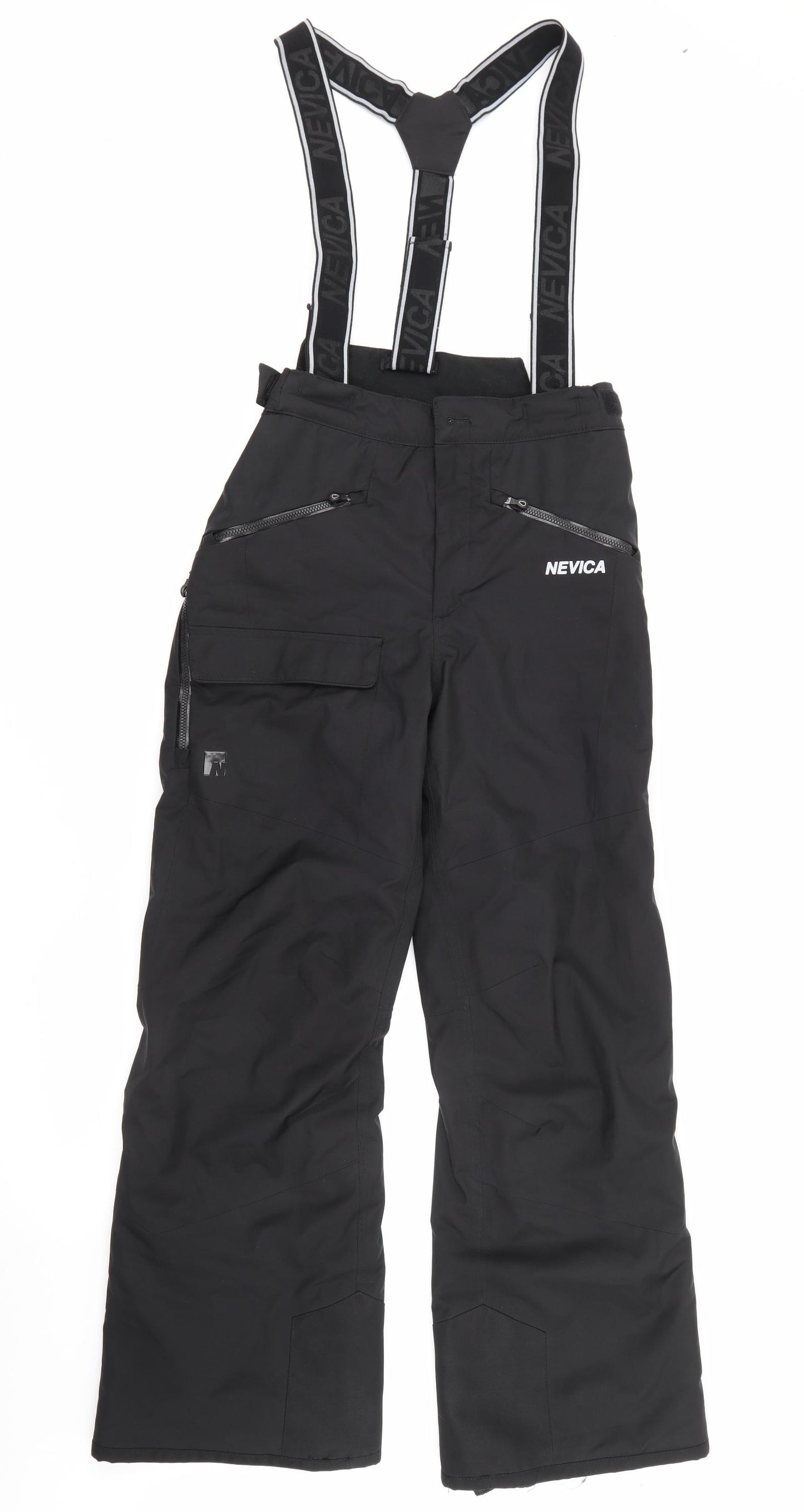 NEVICA Boys Black  Polyester Snow Pants Trousers Size 13 Years  Regular Button