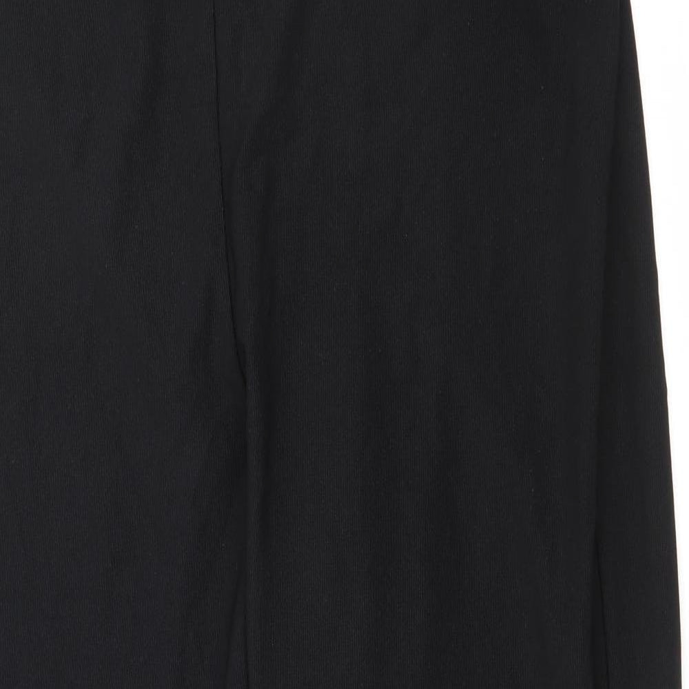 Classic Womens Black  Polyester Jogger Trousers Size 20 L26 in Regular