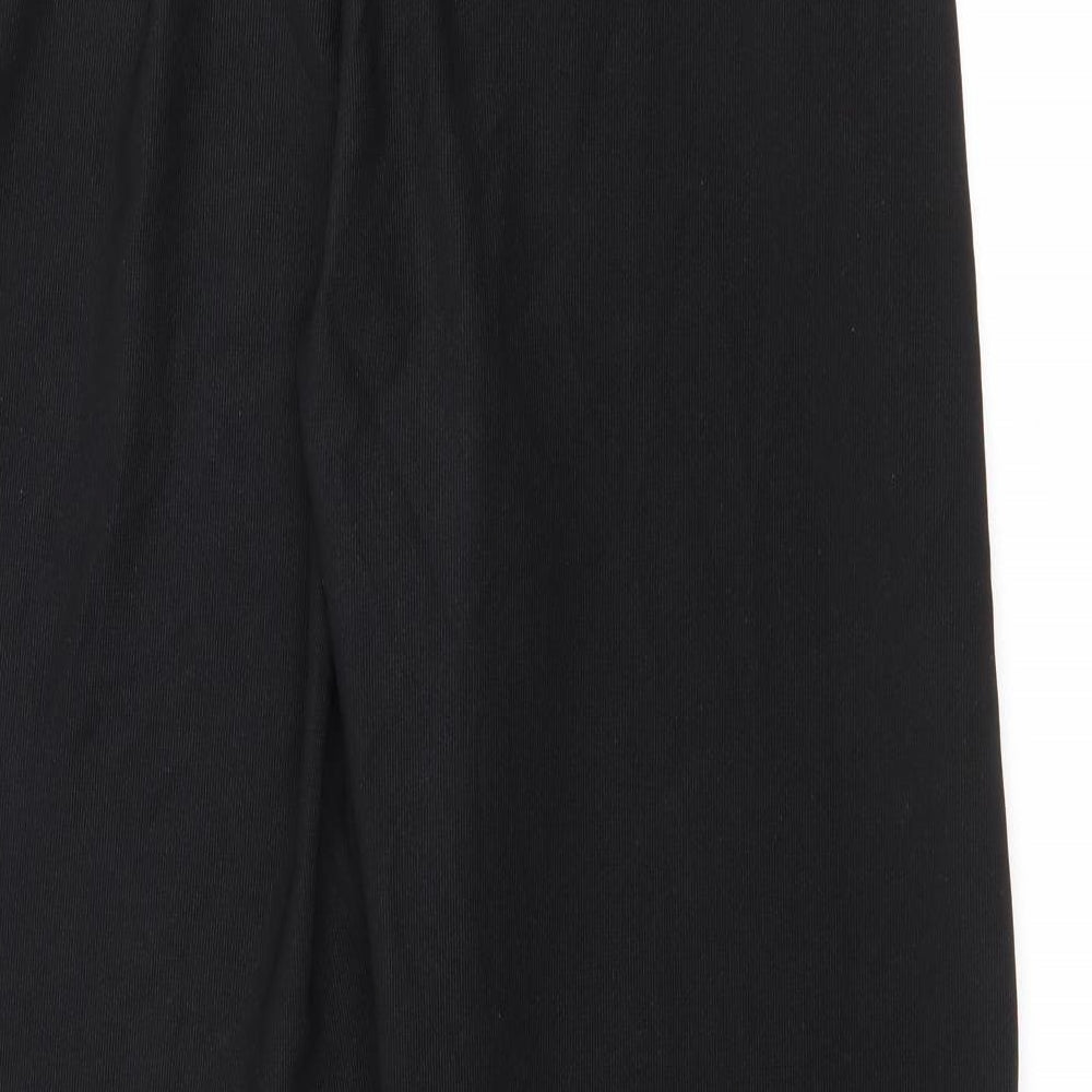 Classic Womens Black  Polyester Jogger Trousers Size 20 L26 in Regular