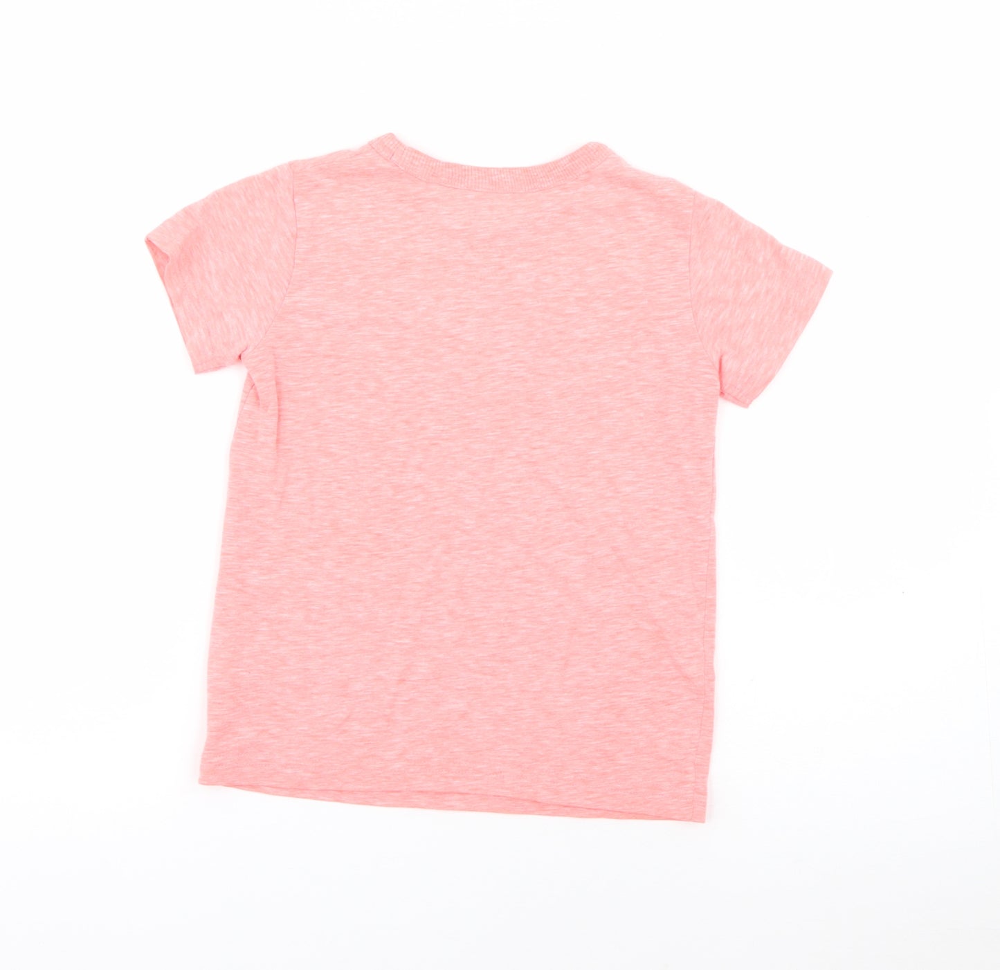 NEXT Boys Pink  Cotton Basic T-Shirt Size 3-4 Years Crew Neck