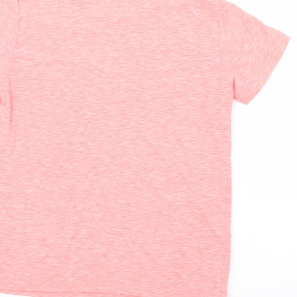 NEXT Boys Pink  Cotton Basic T-Shirt Size 3-4 Years Crew Neck