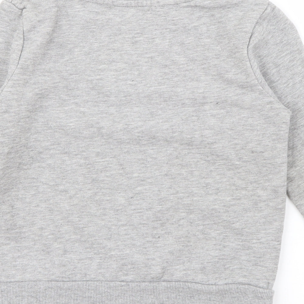 George Boys Grey  Cotton Pullover Sweatshirt Size 3-4 Years   - Dinosaur