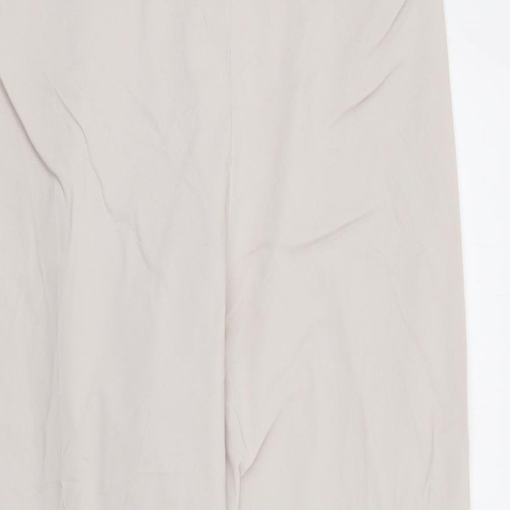 Blue Illusion Womens Beige  Viscose Pedal Pusher Leggings Size L L23 in