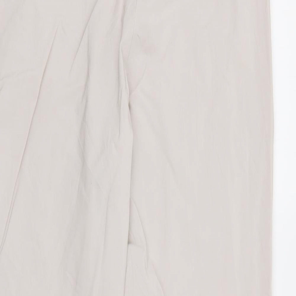 Blue Illusion Womens Beige  Viscose Pedal Pusher Leggings Size L L23 in