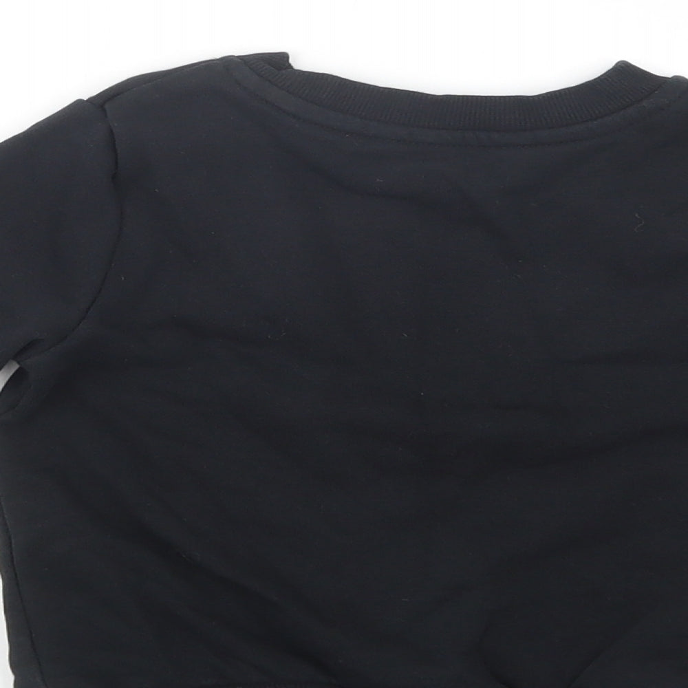 George Baby Black  Cotton Pullover Jumper Size 12-18 Months  Pullover - Epic