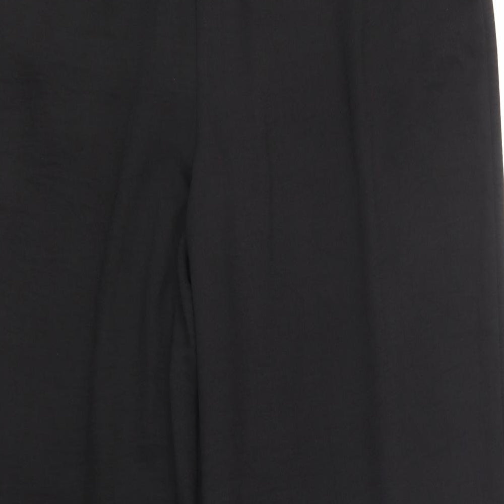 Et Vous Womens Black  Polyester Trousers  Size 10 L30 in Regular Tie