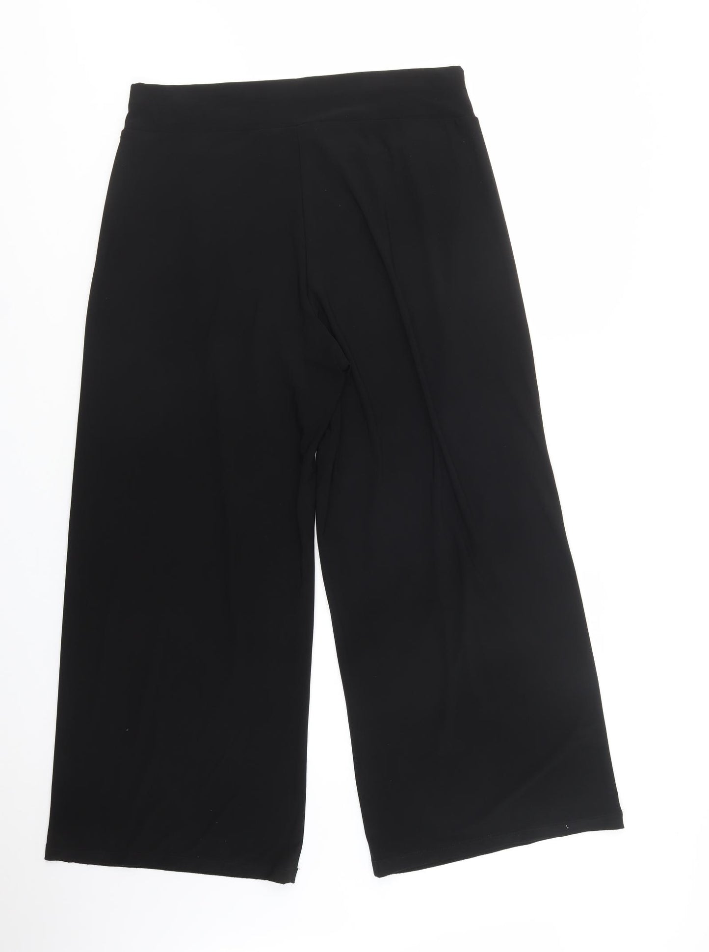 George Womens Black  Polyester Trousers  Size 16 L28 in Regular