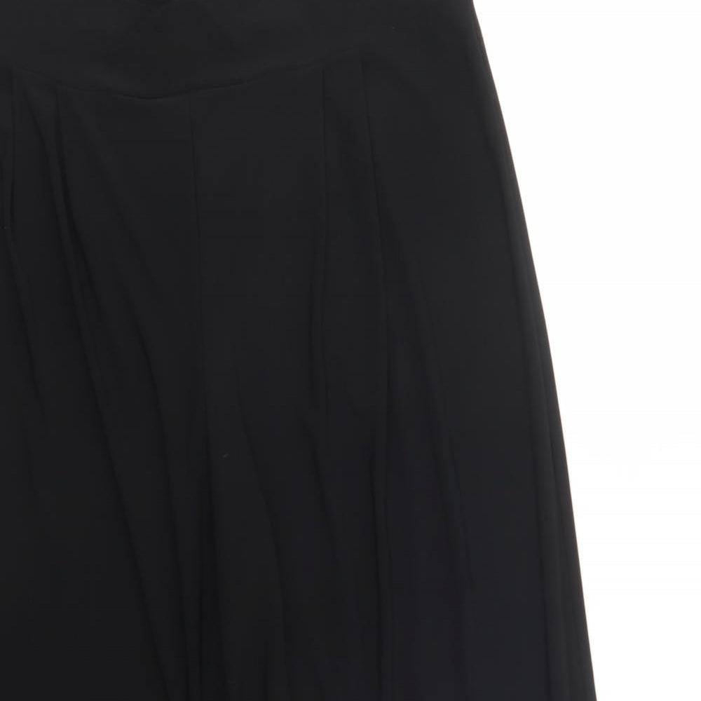 George Womens Black  Polyester Trousers  Size 16 L28 in Regular