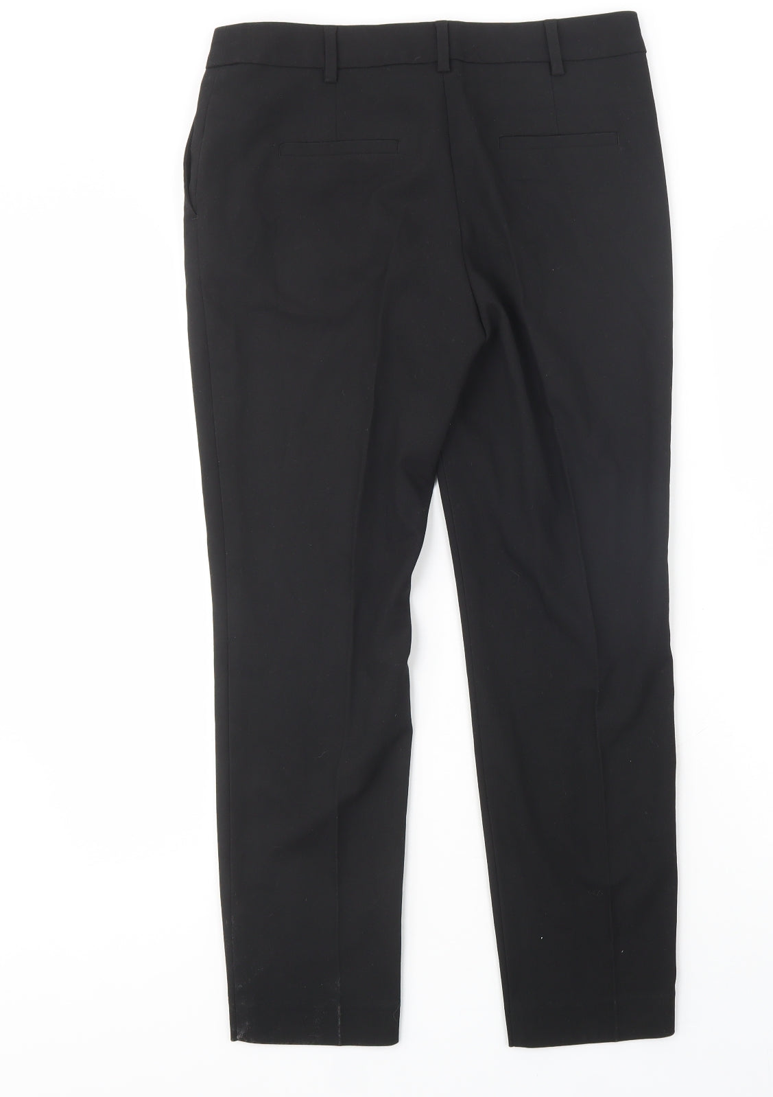 NEXT Womens Black  Polyester Dress Pants Trousers Size 8 L27 in Regular Button