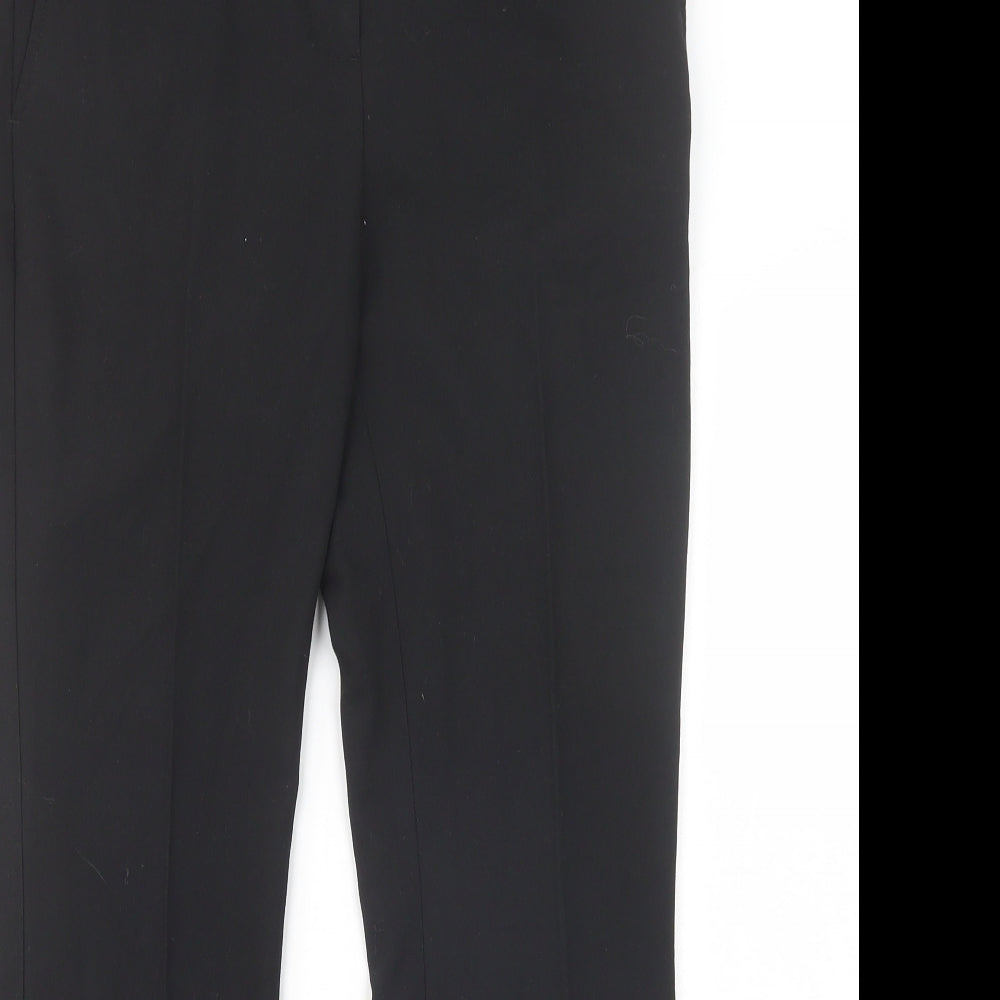 NEXT Womens Black  Polyester Dress Pants Trousers Size 8 L27 in Regular Button