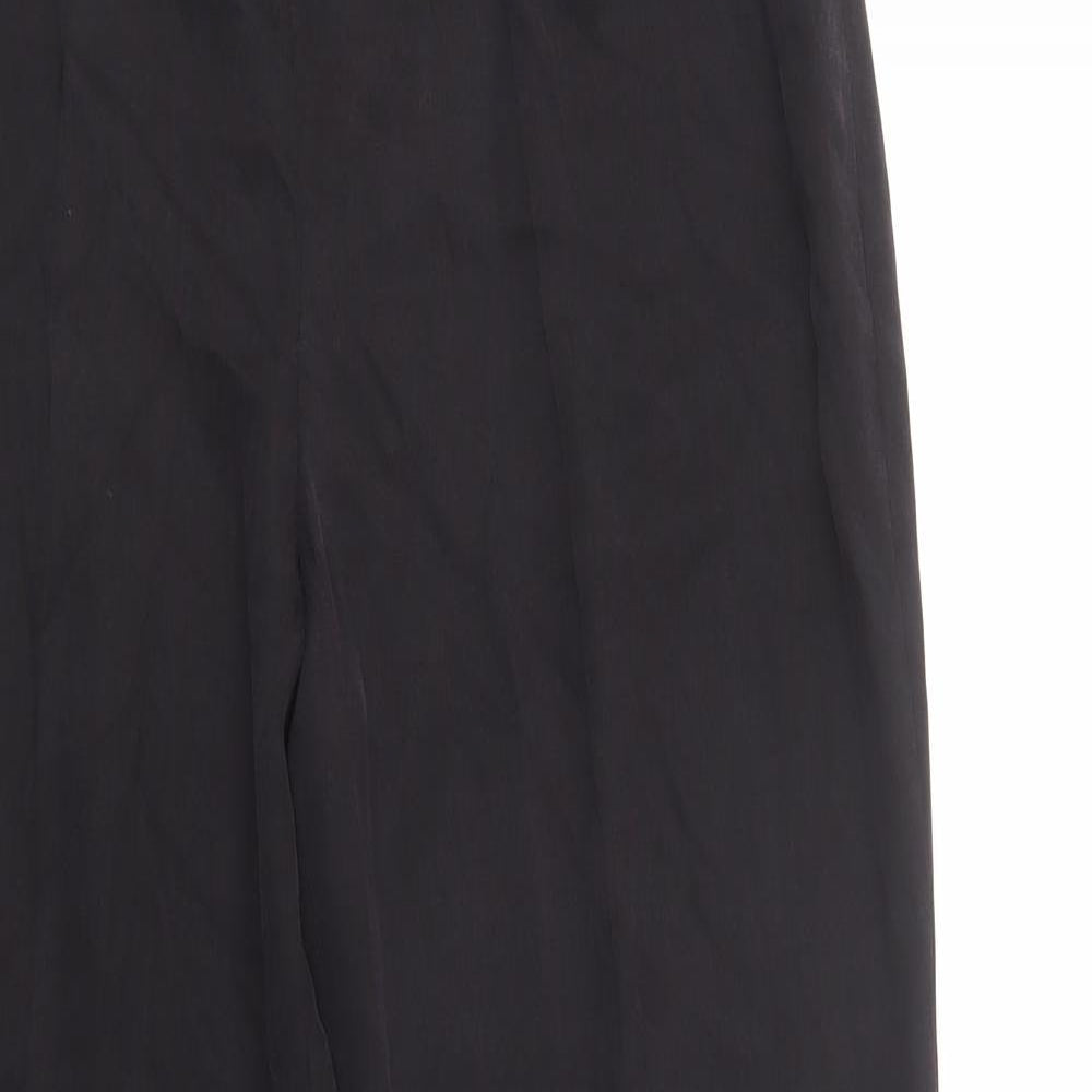 Windsmoor Womens Black  Viscose Dress Pants Trousers Size 10 L30 in Regular Zip