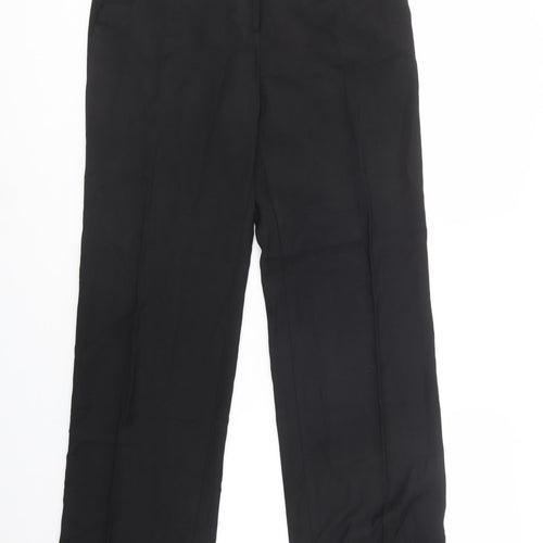 Ronit Zilkha Womens Black  Polyester Dress Pants Trousers Size 14 L32 in Regular Button