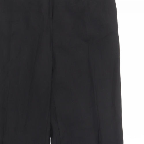 Ronit Zilkha Womens Black  Polyester Dress Pants Trousers Size 14 L32 in Regular Button