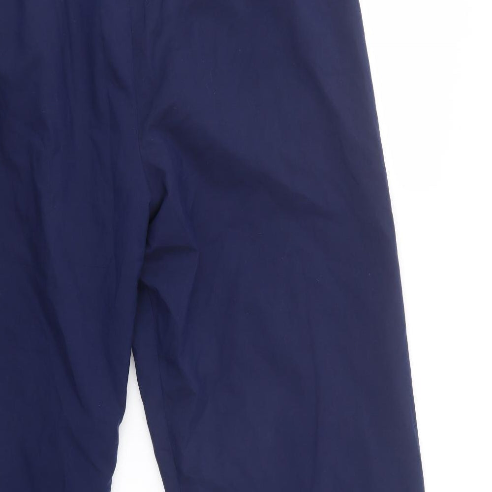 Sunderlands Mens Blue  Polyester Snow Pants Trousers Size S L30 in Regular Drawstring
