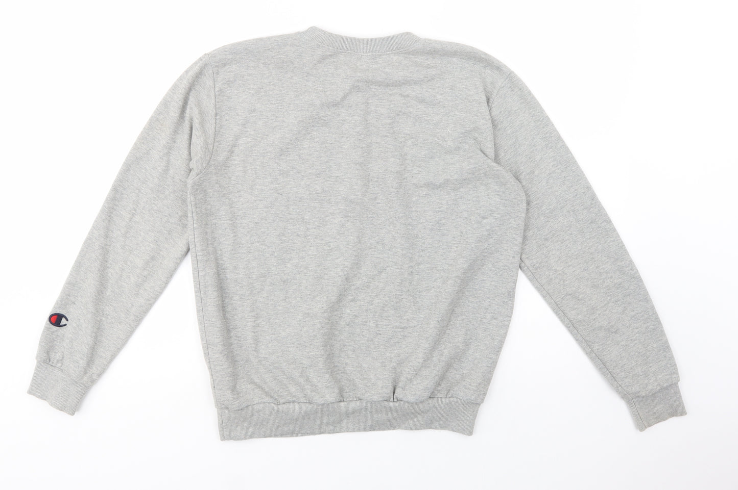 Champion Womens Grey  Cotton Pullover Sweatshirt Size M  Pullover