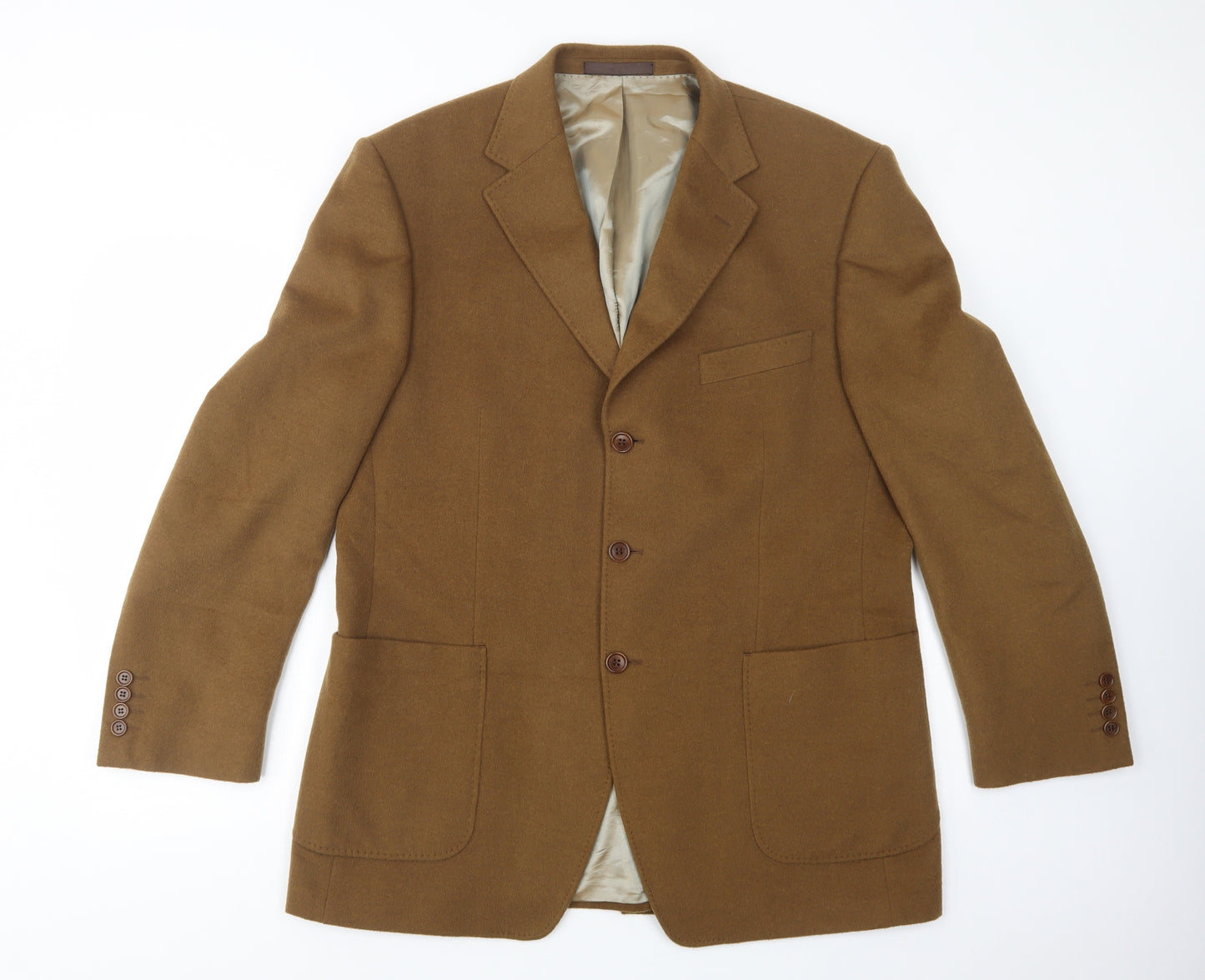 Marks and Spencer Mens Beige   Jacket Blazer Size 42  Button