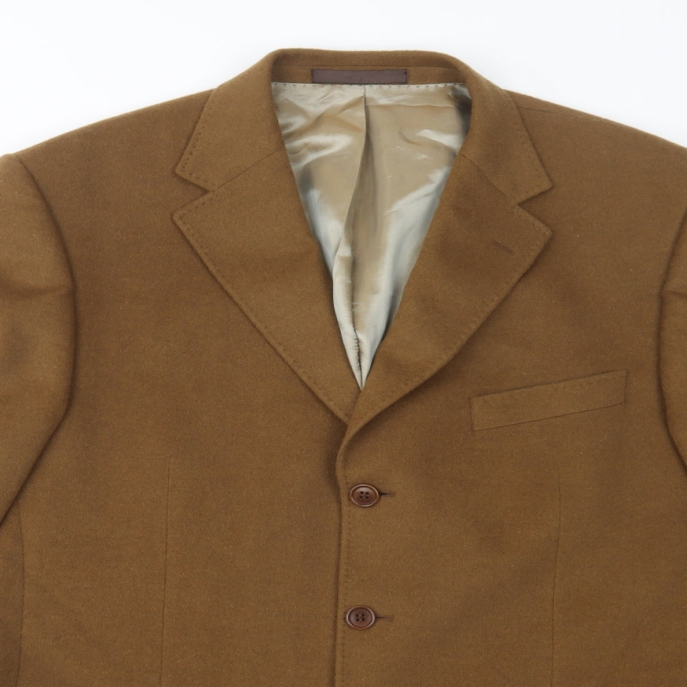 Marks and Spencer Mens Beige   Jacket Blazer Size 42  Button