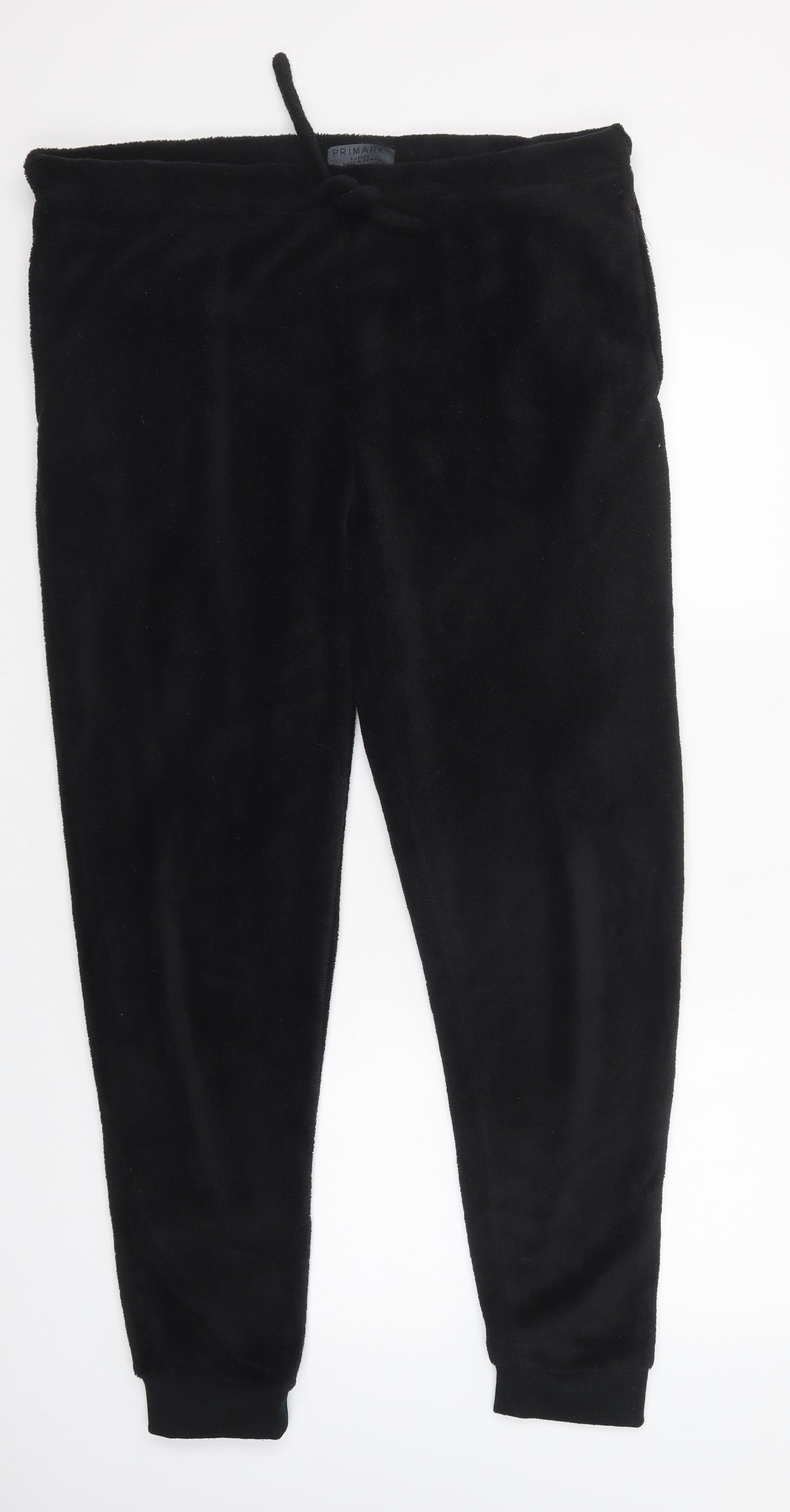 Primark Mens Black  Polyester  Pyjama Pants Size XL  Drawstring