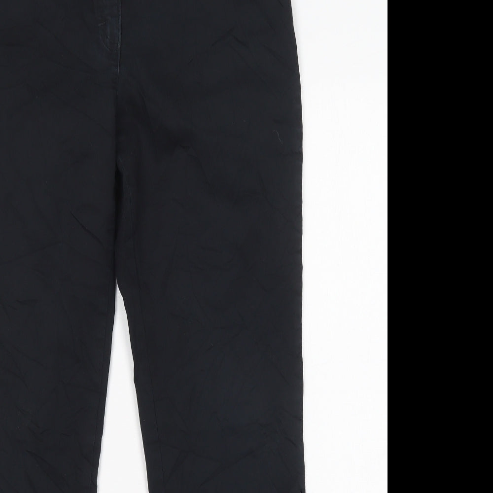 BRAX Womens Black  Cotton Straight Jeans Size 14 L29 in Regular Button