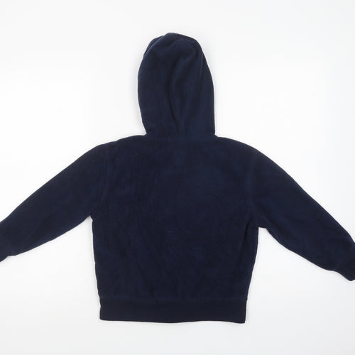 Gap Boys Blue  Polyester Full Zip Hoodie Size 6-7 Years  Zip