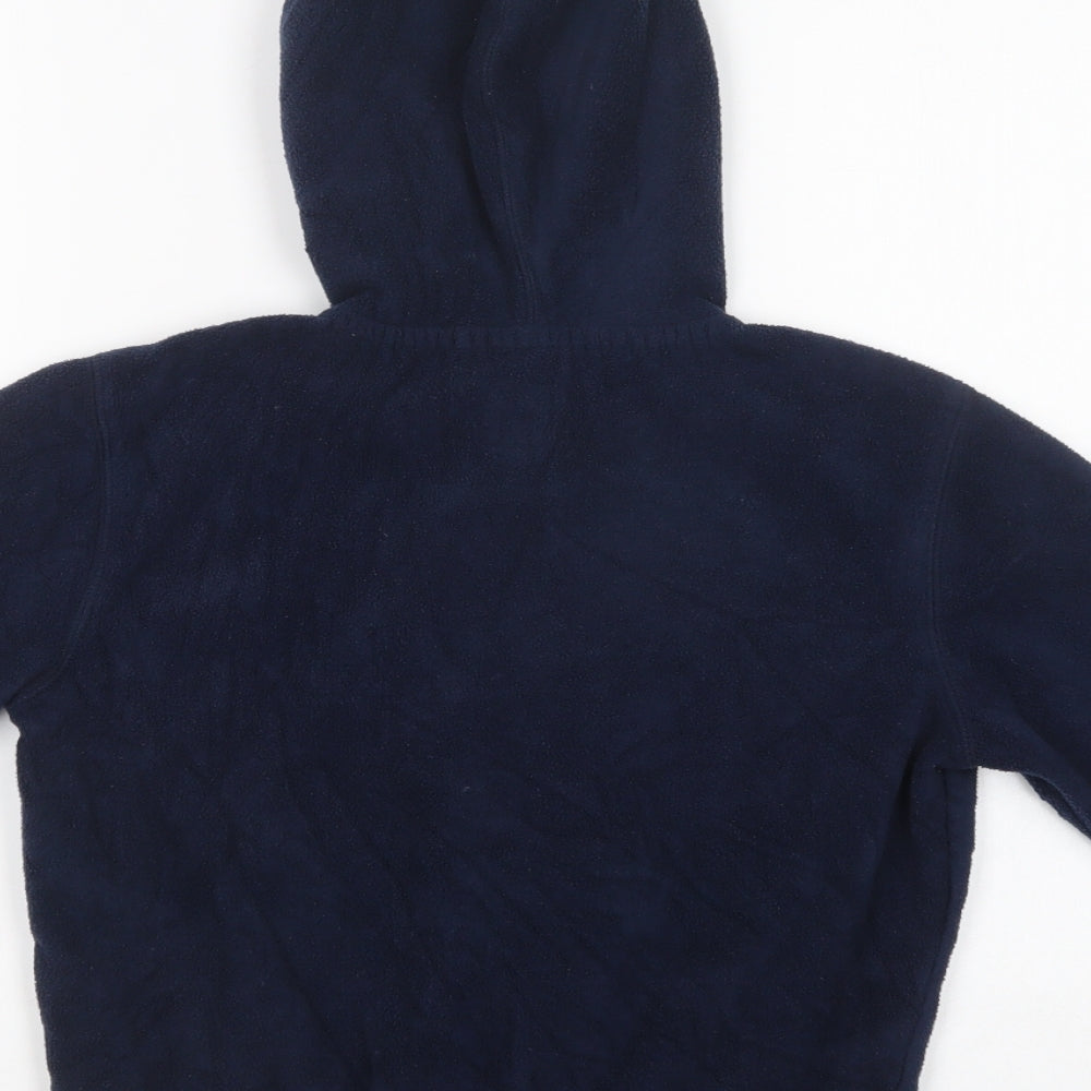 Gap Boys Blue  Polyester Full Zip Hoodie Size 6-7 Years  Zip